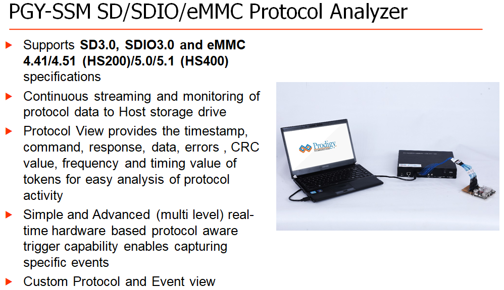 PGY-SSM SD/SDIO/eMMC Protocol Analyzer