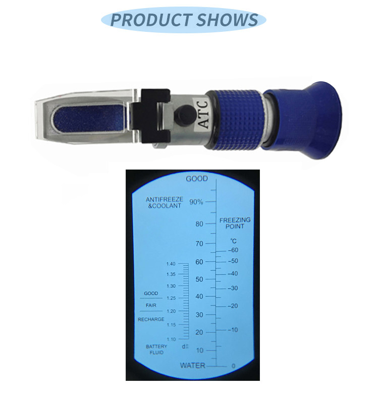 3-in-1 Antifreeze Refractometer in centidegree Antifreeze Coolant Tester Artical Nr.:SDA-415