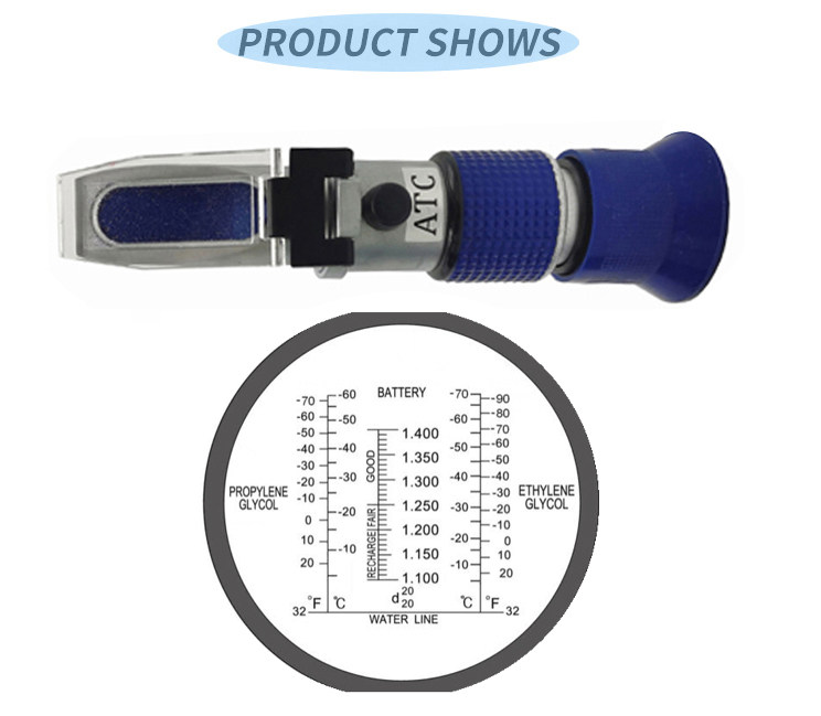 5-in-1 Antifreeze Refractometer in  centidegree & Fahrenheit Antifreeze Coolant Tester Artical Nr.:SDA-6070