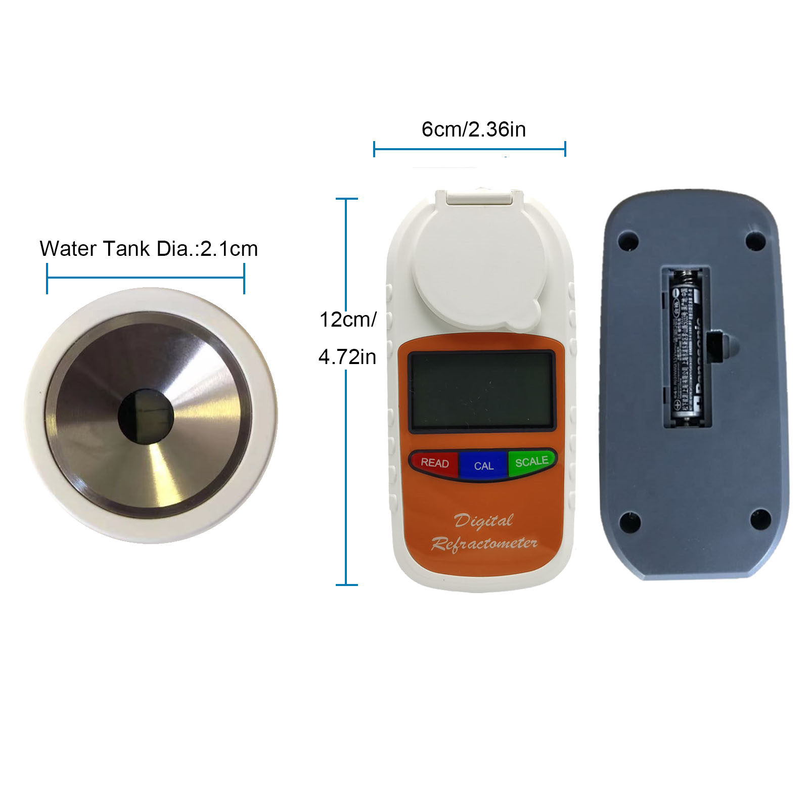 Lactose 0.0-16.5% Digital Refractometer