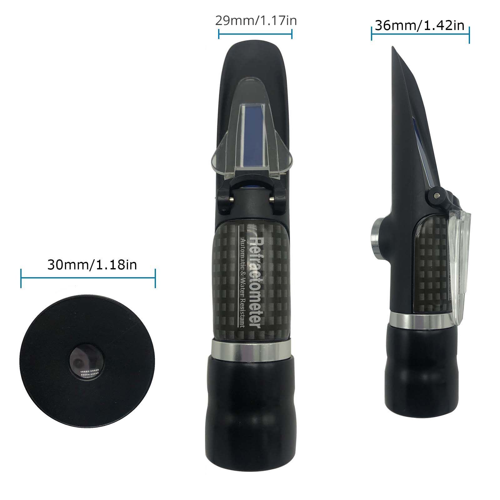 Clinical Handheld Refractometer  for veterinary Dog Cat of waterproof handheld refractometer