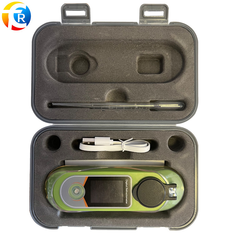 Pocket Digital Refractometer Brix 0.0-55.0% Waterproof