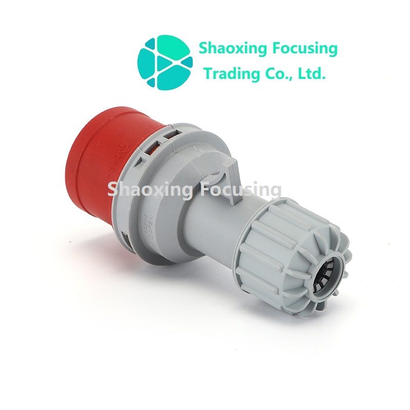 five cores waterproof (IP44) cable connection industrial plug, X-015 X-025