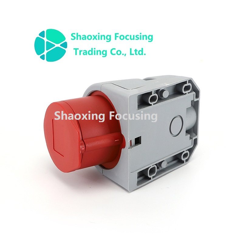 five holes waterproof (IP44) cable connection open installation industrial socket, X-115 X-125