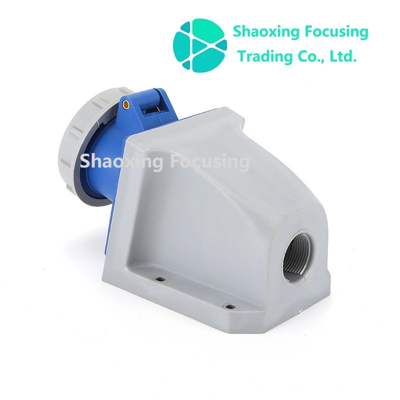 Three holes waterproof (IP67) cable connection open installation industrial socket, X-1132 X-1232