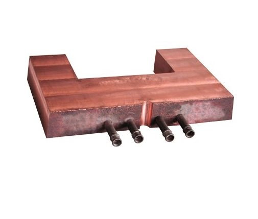 Ausmelt furnace copper cooling element