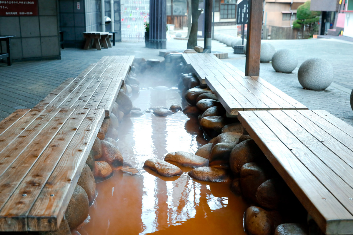 Yuma Hot Springs in Kobe, Japan