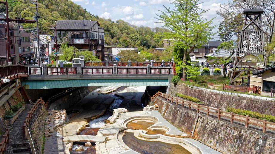 Yuma Hot Springs in Kobe, Japan