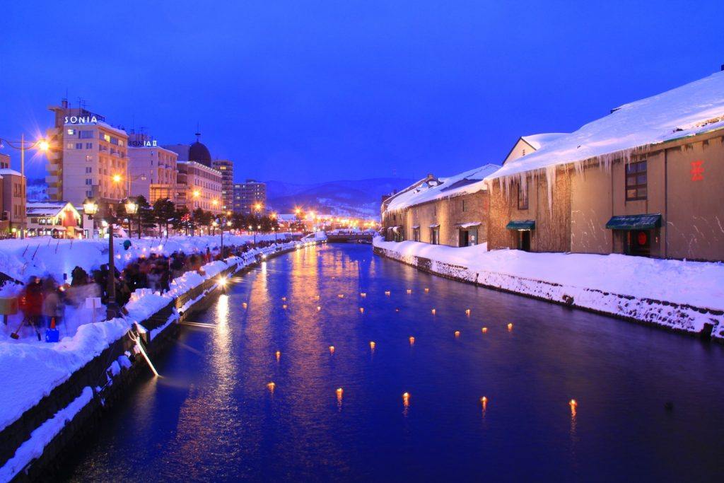 The port city of Otaru (Hokkaido) with a unique atmosphere