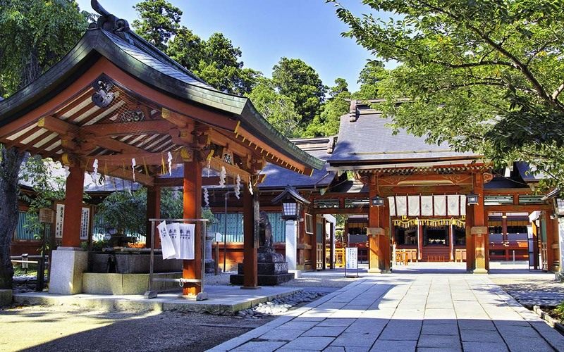 Miyagi Prefecture surrounded by mountains (Northeast Japan)