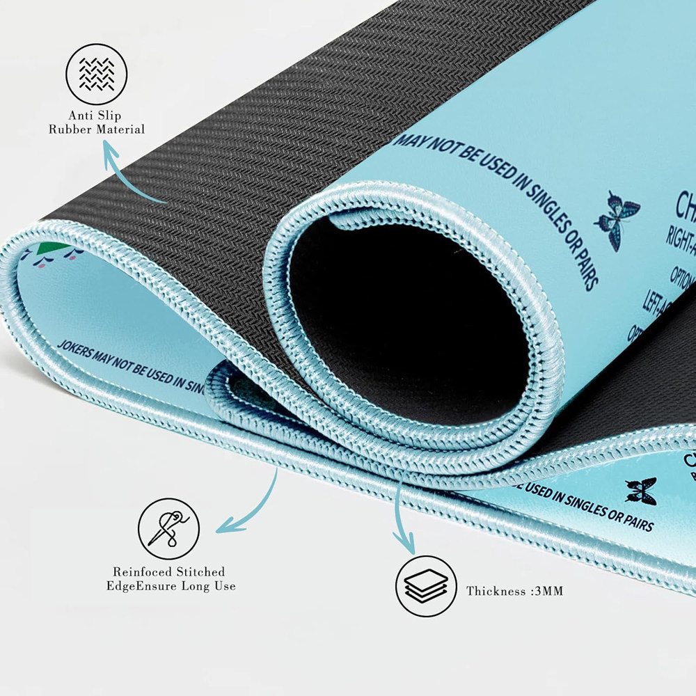 Silent Mahjong Mat Noise Reduction Technology Velvet Table Mat