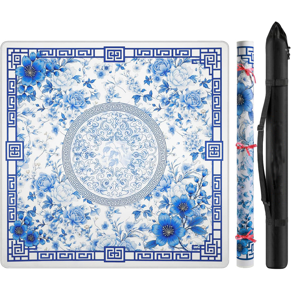 Non-slip Mahjong Tablecloth Extra Large 80x80cm Gaming Pad Factory