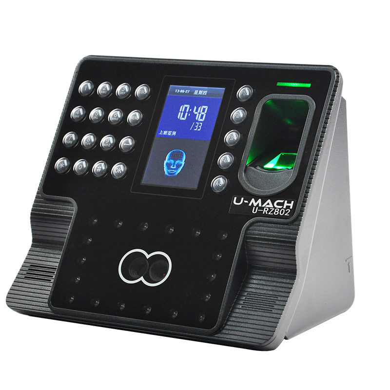 优玛仕U-RZ802-BS 高速智能人脸指纹考勤机