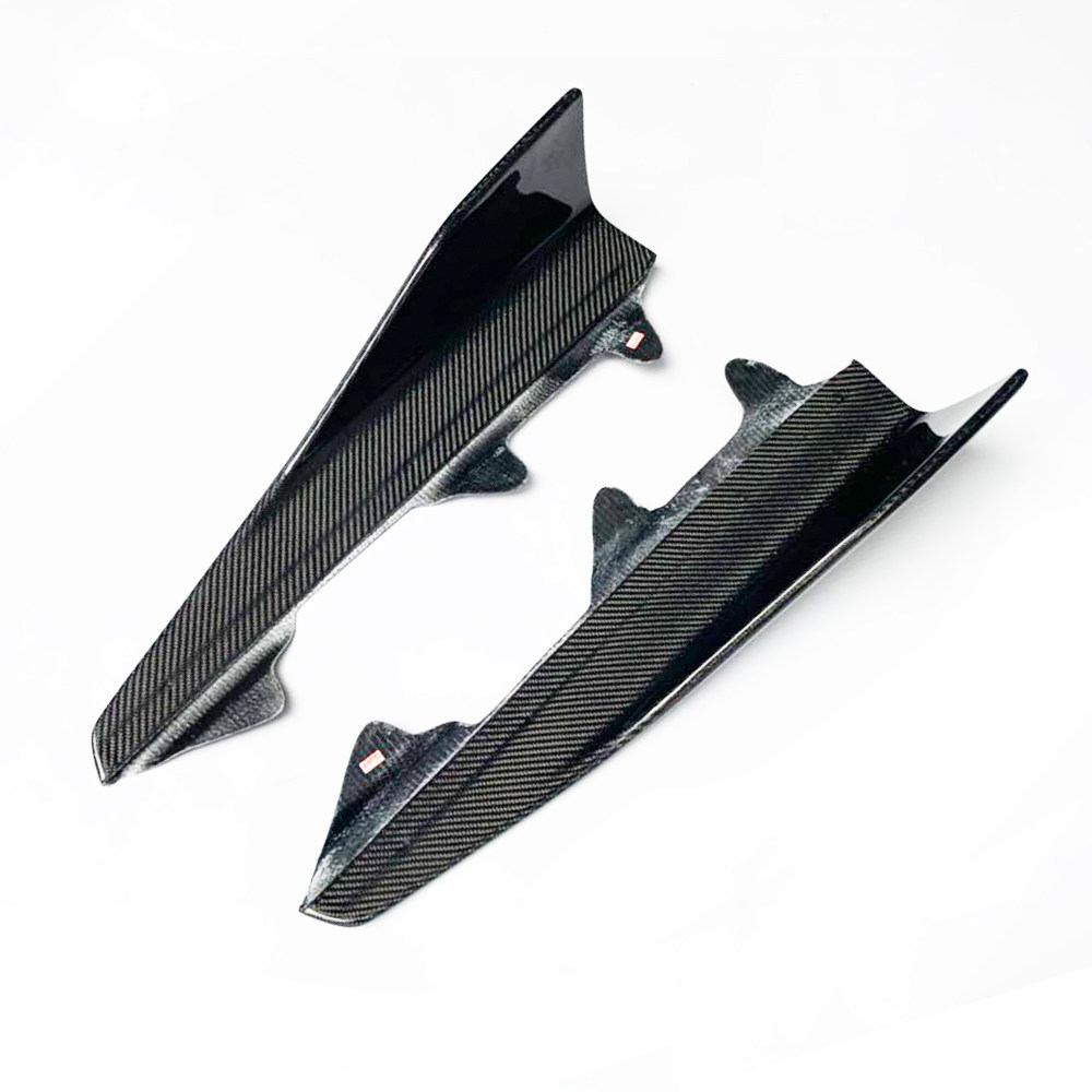 F87 m2 carbon side skirt splitter