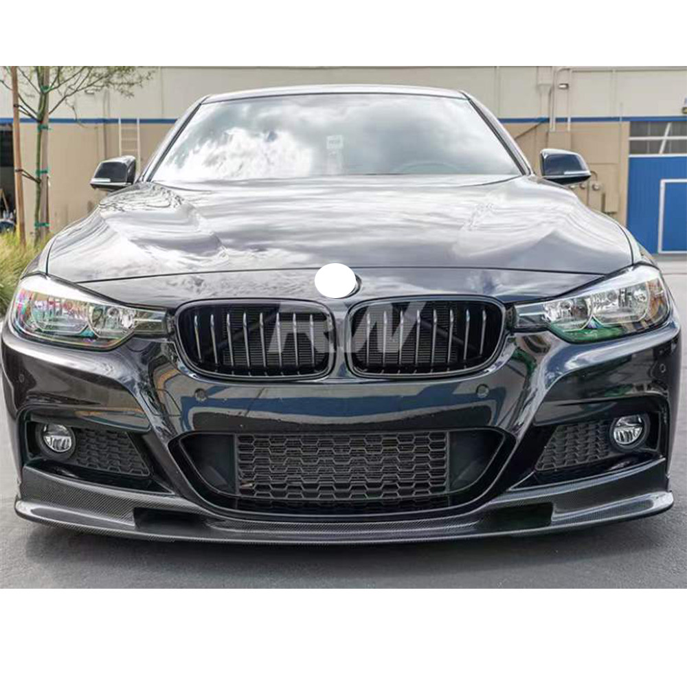 F30 F31 O style carbon front lip