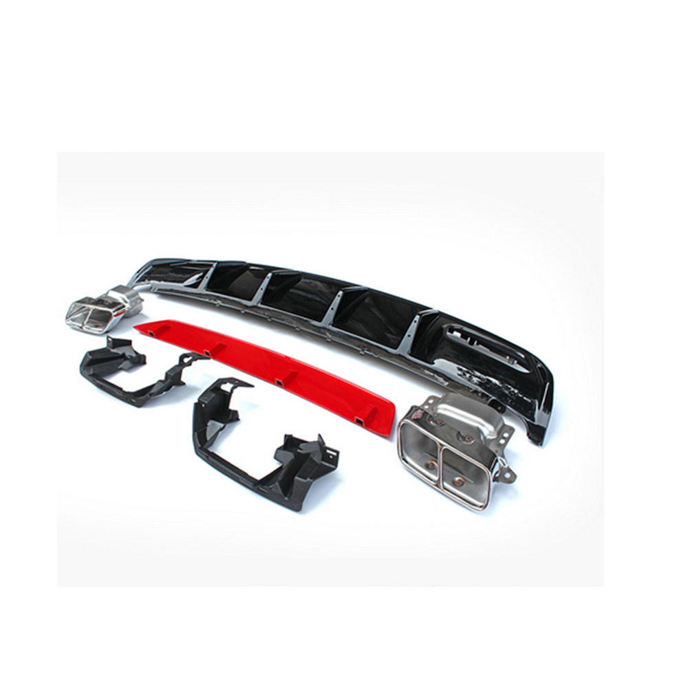 W176 abs rear diffuser with tips