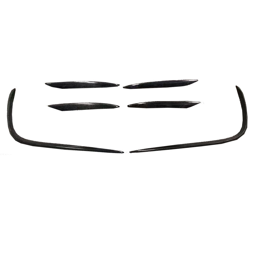 w213 carbon front bumper air trim