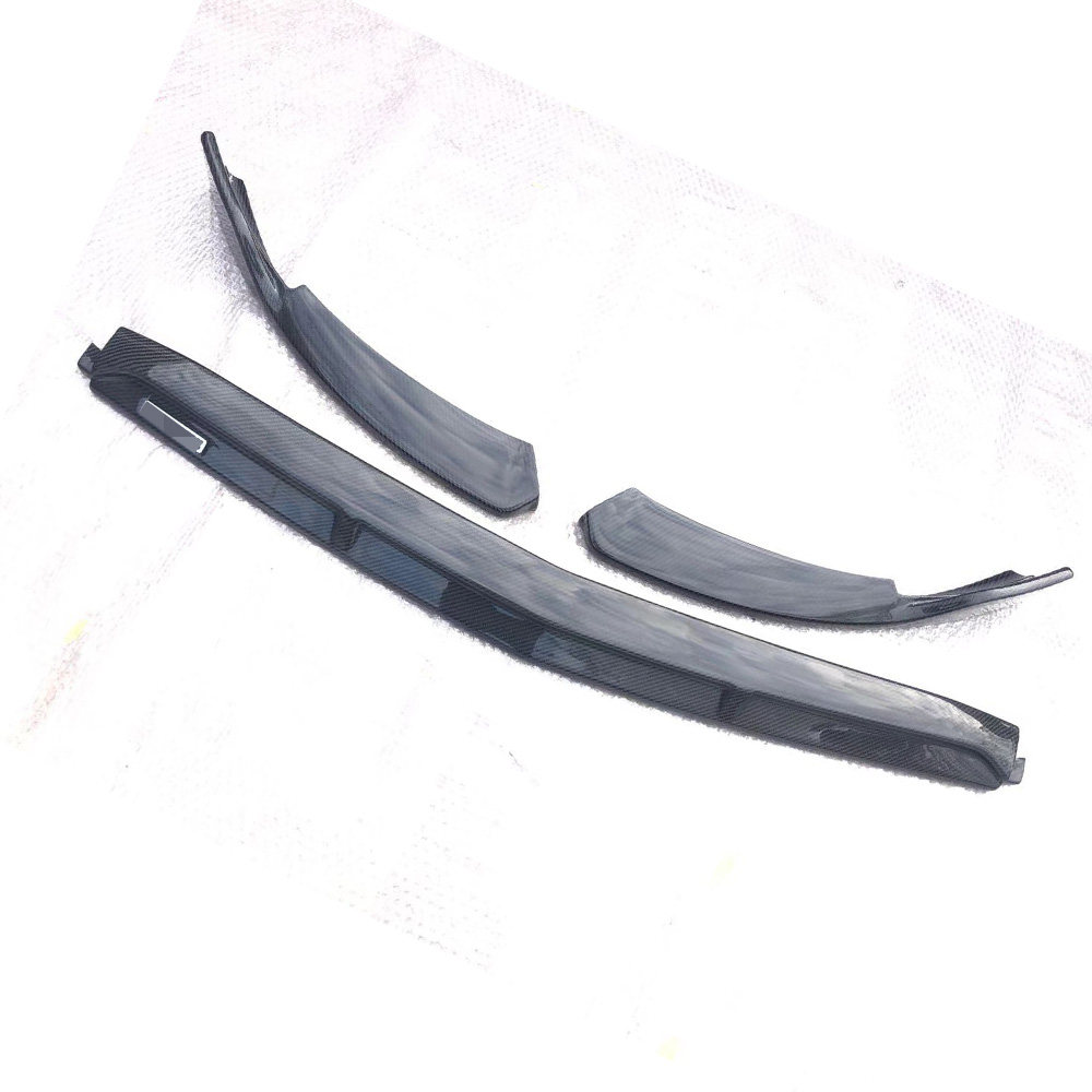 w213 carbon front lip in 3pcs