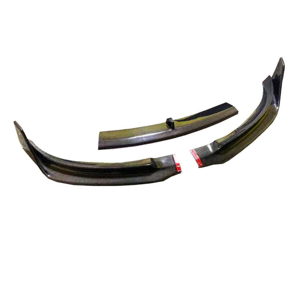 model 3 carbon front lip in 3pcs