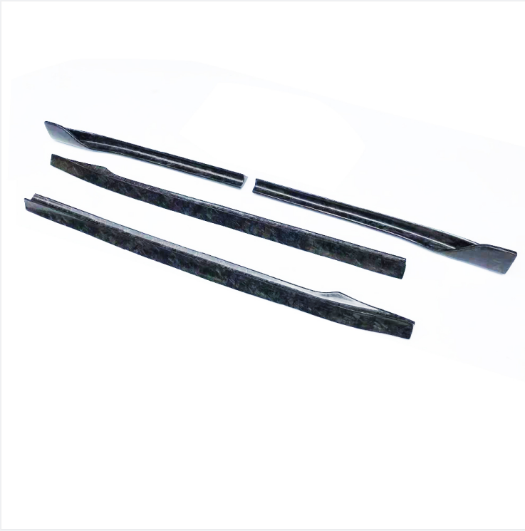 model 3 forged carbon side skirt in 4pcs