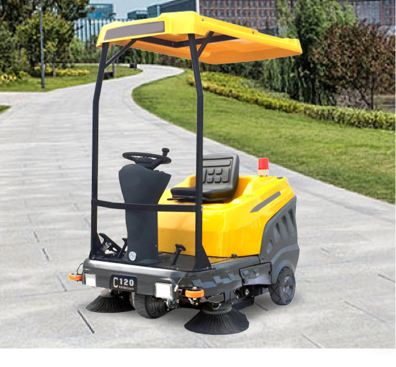 C120P電動(dòng)多功能駕駛式掃地車(chē)C120P electric multifunctional driving sweeper