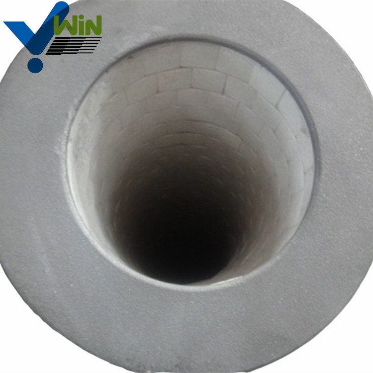 Ceramic pipe with strong acid, heat-shock resistance for the cement industry