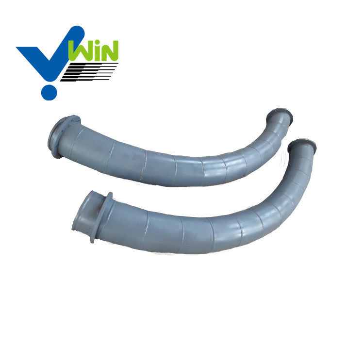 New type high wear resistant ceramic elbow pipe