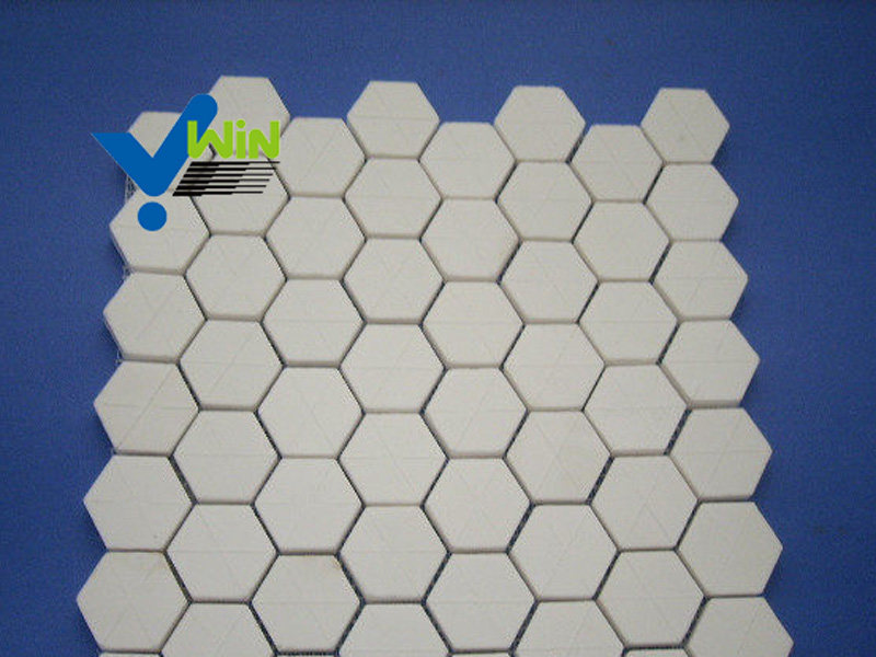 Hexagon Alumina Ceramic Lining Sheet