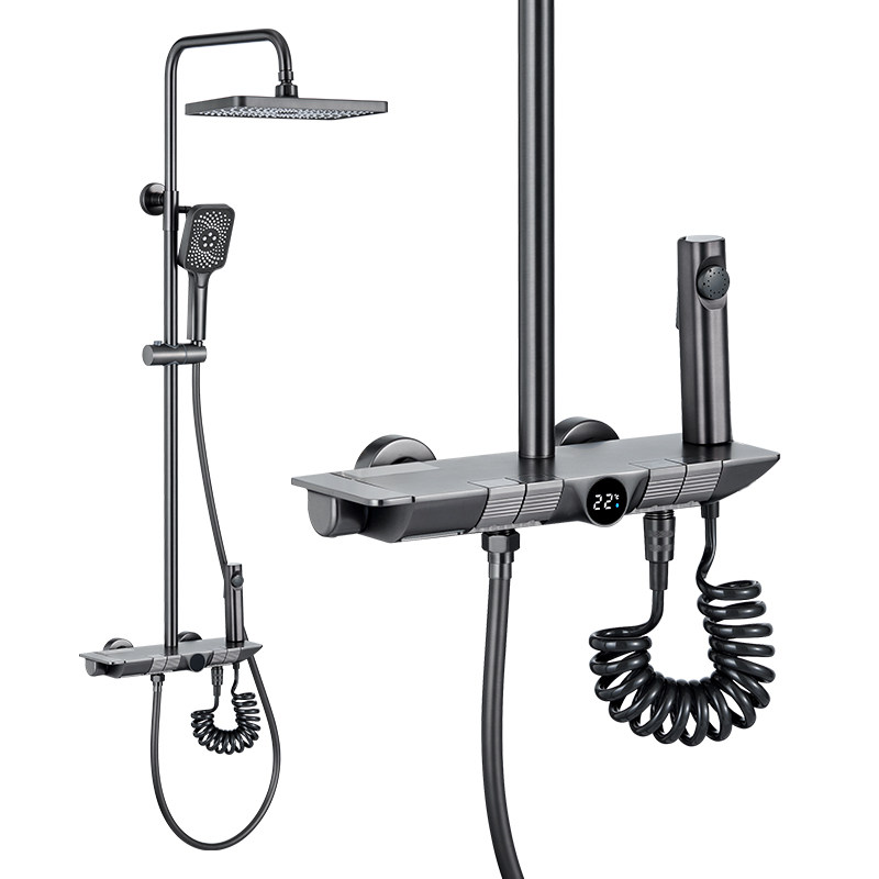 Thermostatic Digital Piano Shower Set