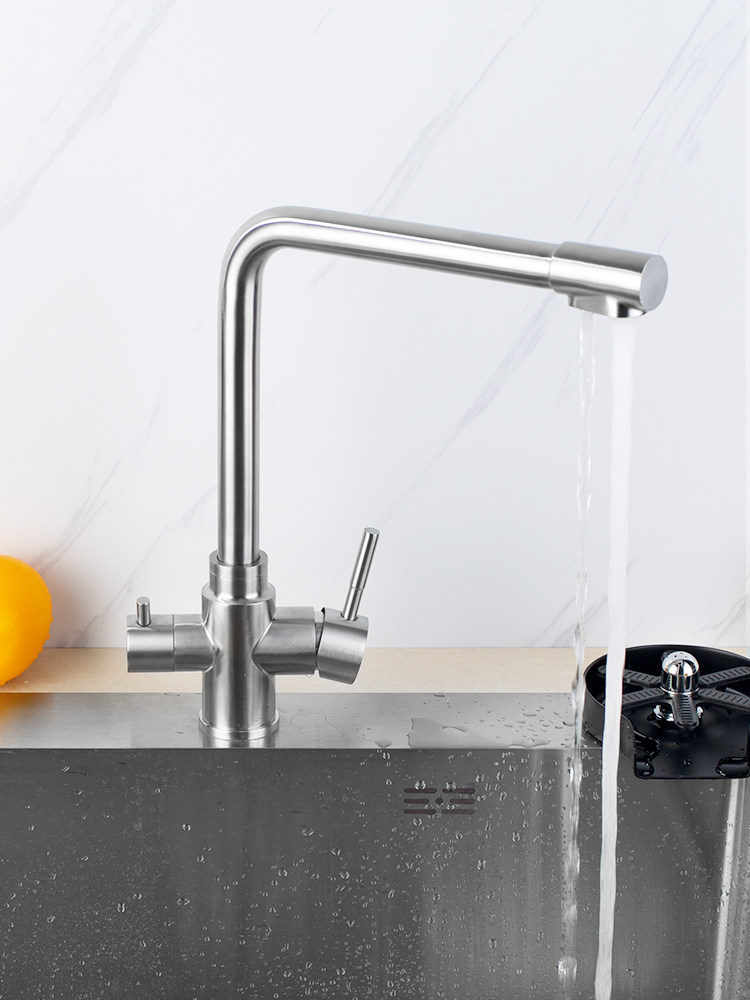 SUS304  Purifier Faucet And Hot &Cold Kitchen Sink Faucet