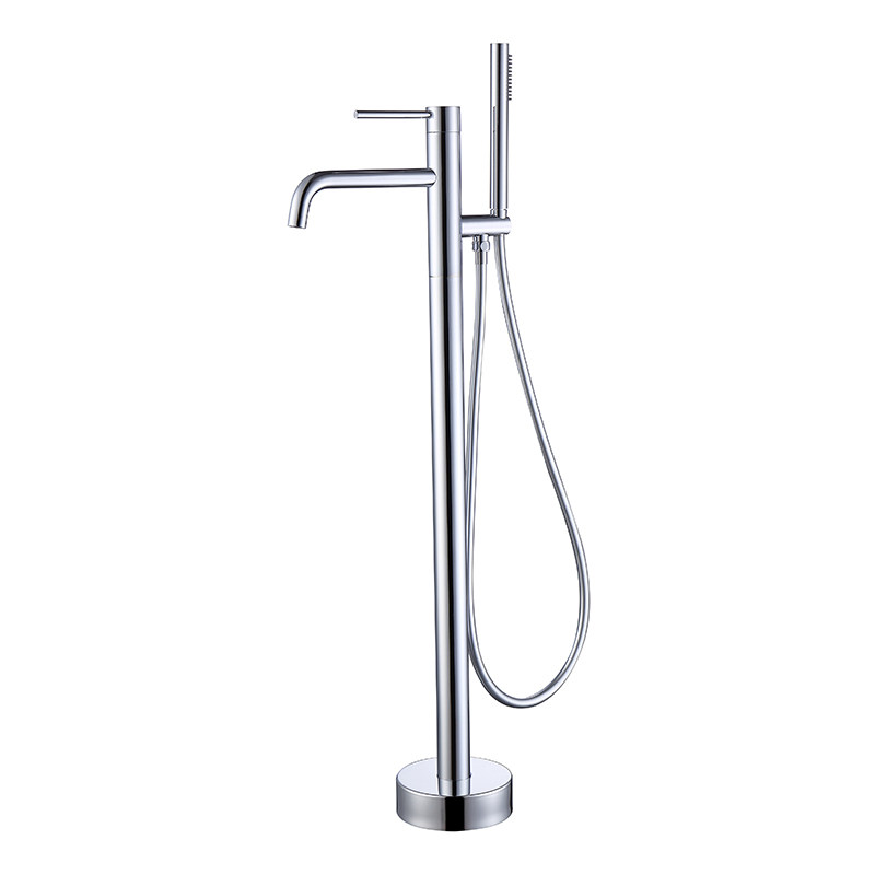 Modern Floor Mounted Bathtub Shower tap