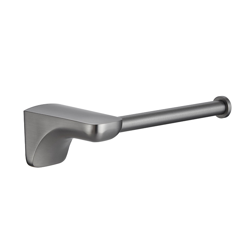 Zinc Alloy Gun Gray Toilet Paper Holder