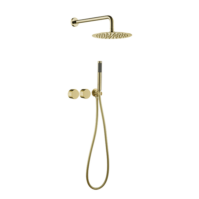 Waterfall Brass Wall Mounted Bathroom Faucet