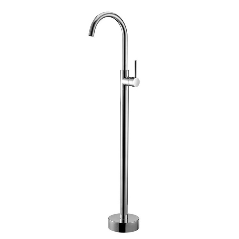 Multi-functional bathroom floor shower free standing bathtub bath faucets