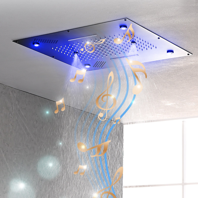 LED Music Thermostatic Shower System