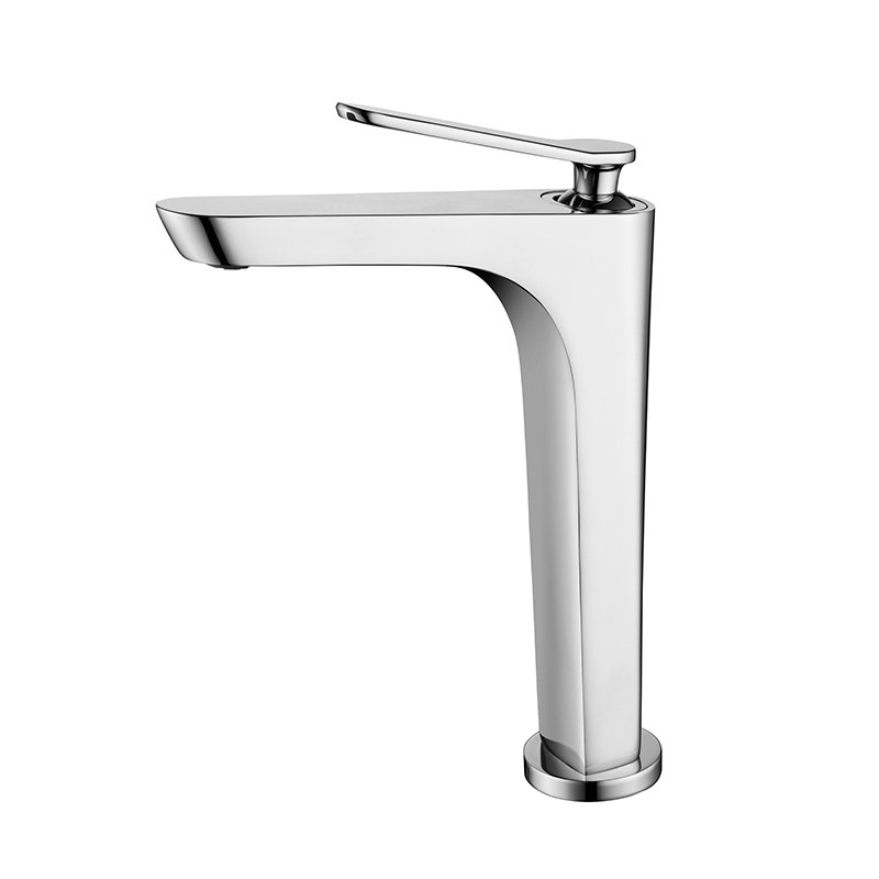 Solid Brass Single Hole  Bathroom Basin Faucet