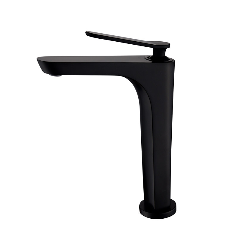 Solid Brass Single Hole  Bathroom Basin Faucet