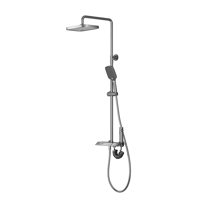 Elegant Exposed Bathroom Thermostatic Piano Style Shower