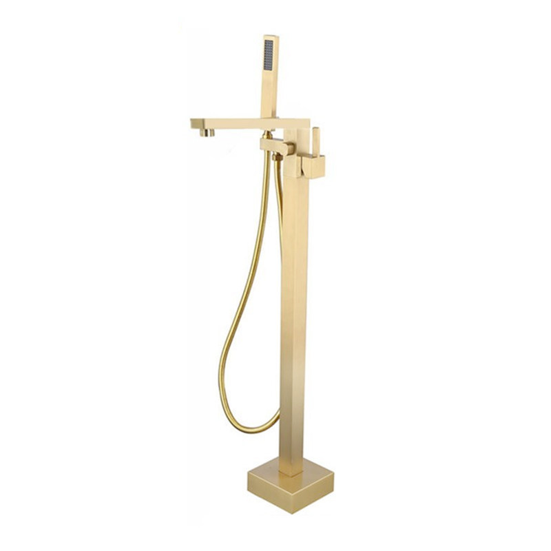 Brass Bathroom Bathtub Faucet Tap With Handheld Shower