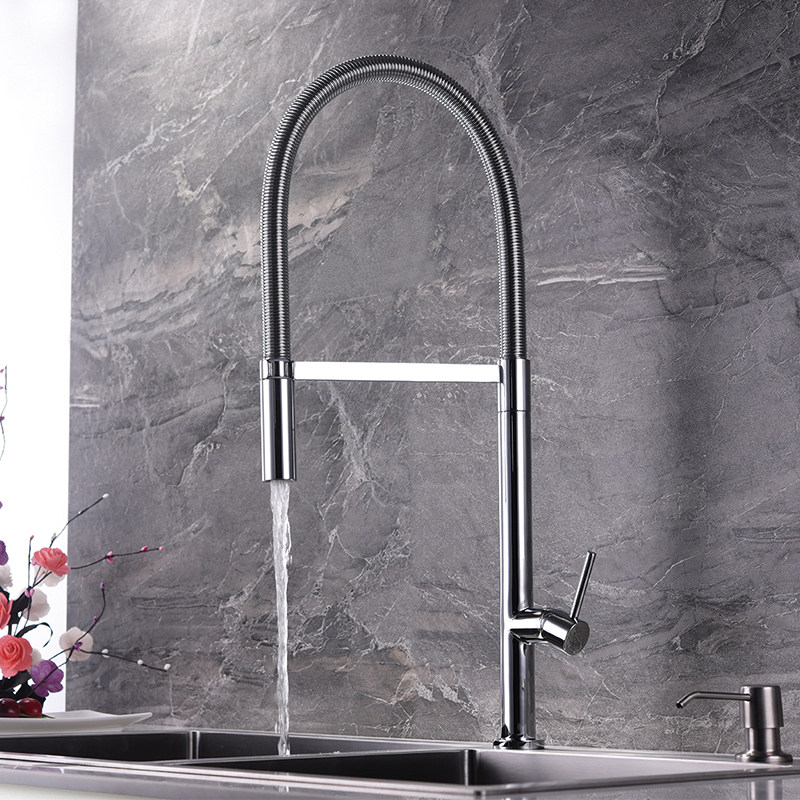 Modern Style Pull Out Kitchen Sink Faucet