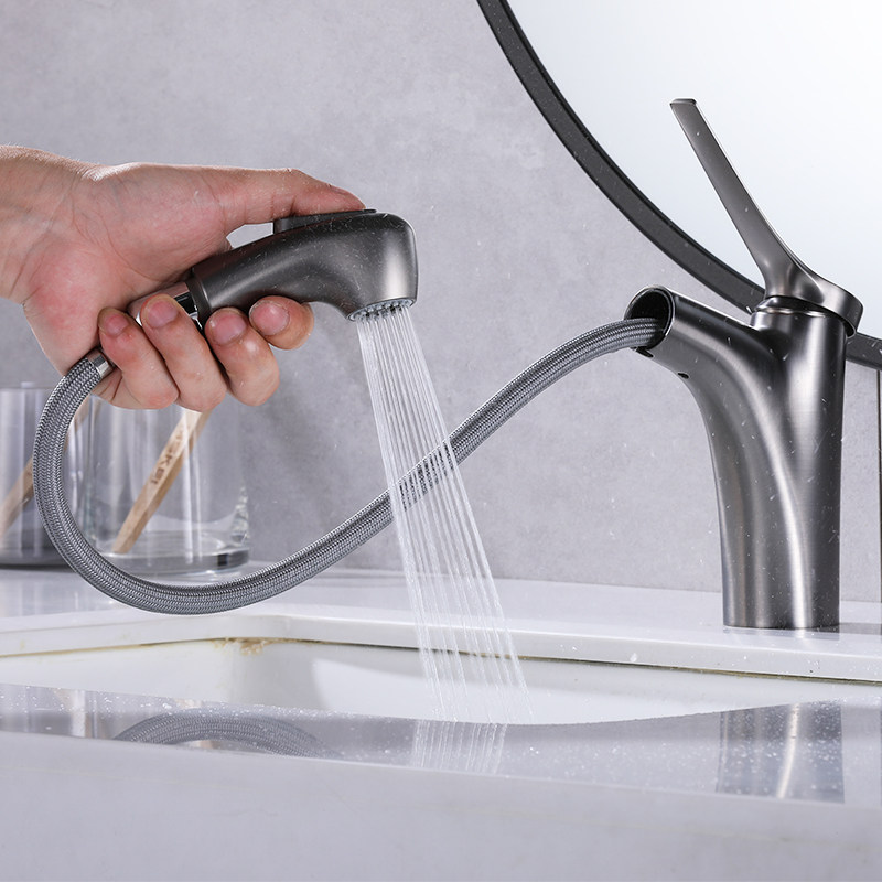 Basin Faucet Mixer With Switch Water Outlet Mode