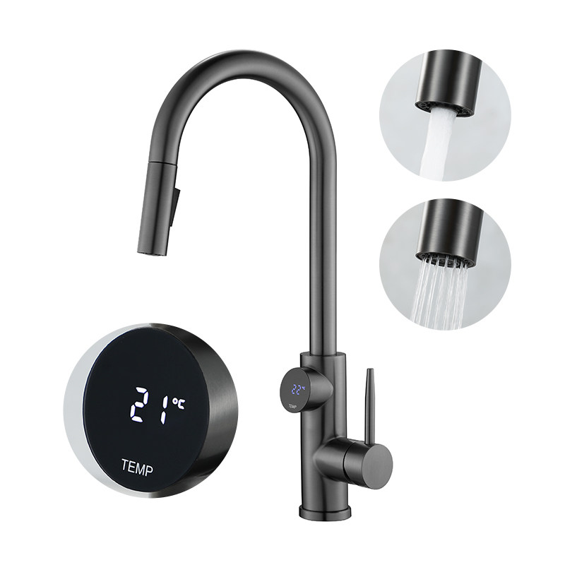 Hot Cold Smart Digital Display Kitchen Faucet