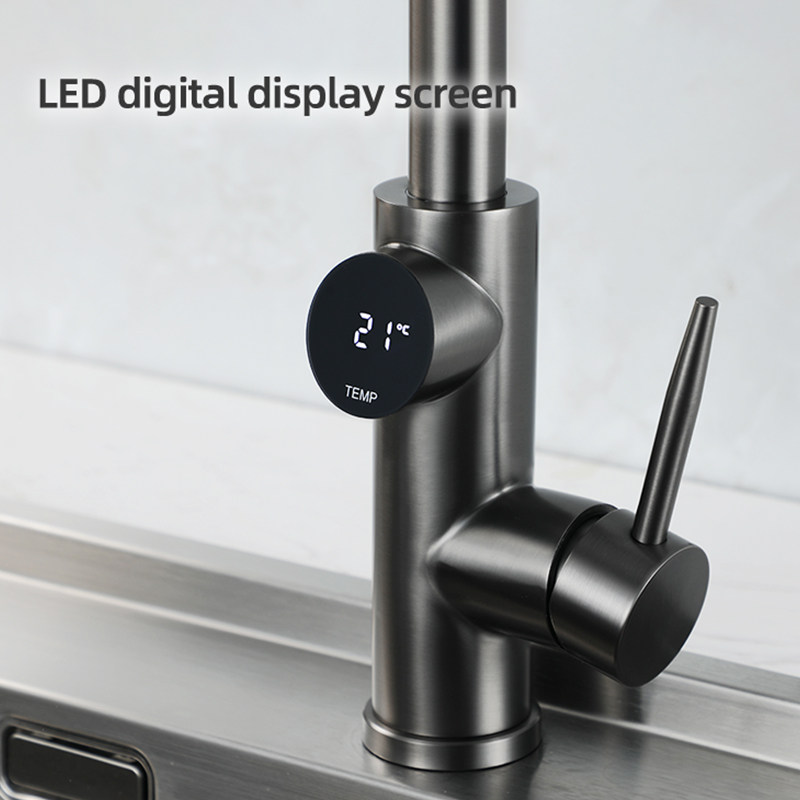 Hot Cold Smart Digital Display Kitchen Faucet