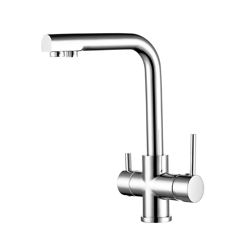 3 IN 1 Design Brass Polished Purifier Kitchen Faucet