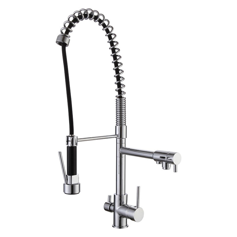 Amazon Best Selling  Brass Pull Out Kitchen Faucet