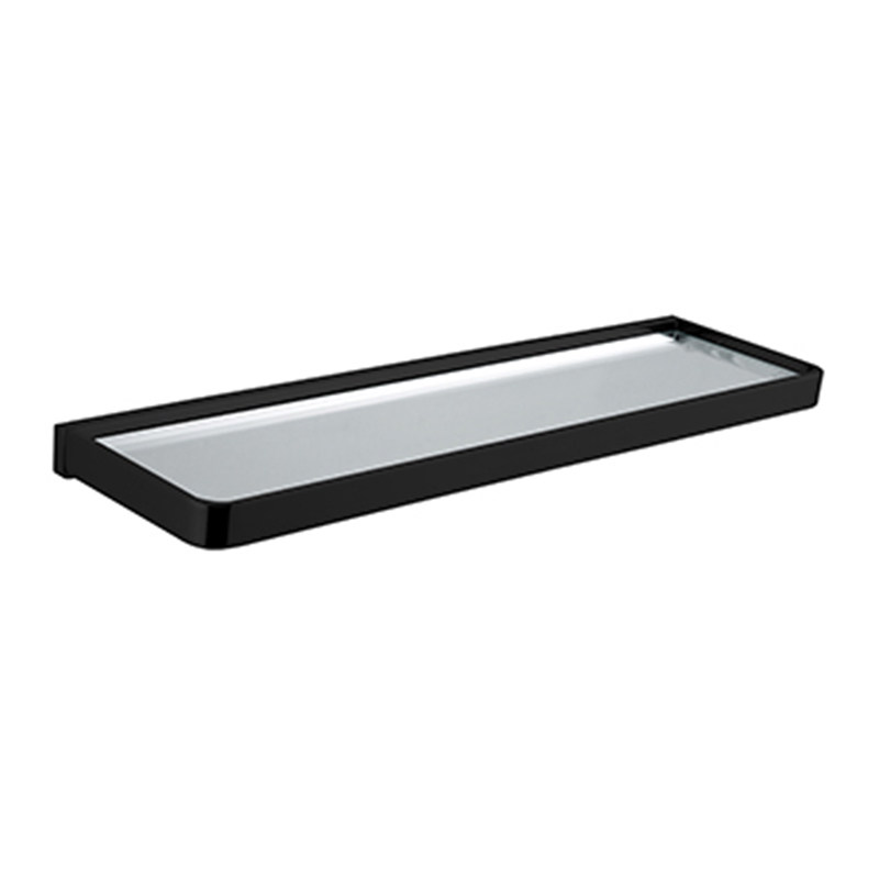 Bathroom Luxury Metal Glass Shelf