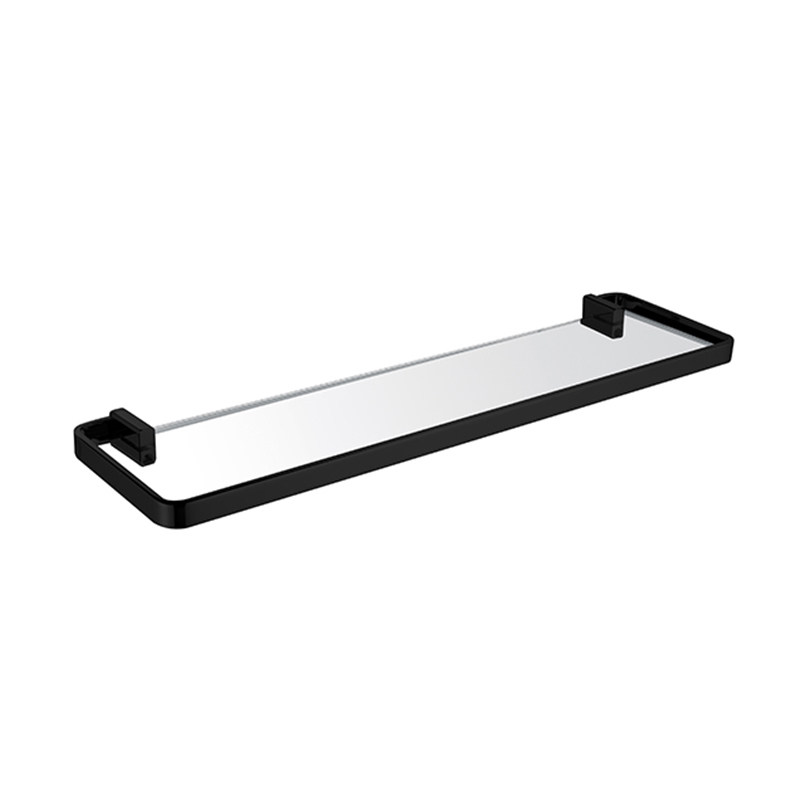 Bathroom Wall Metal Glass Shelf