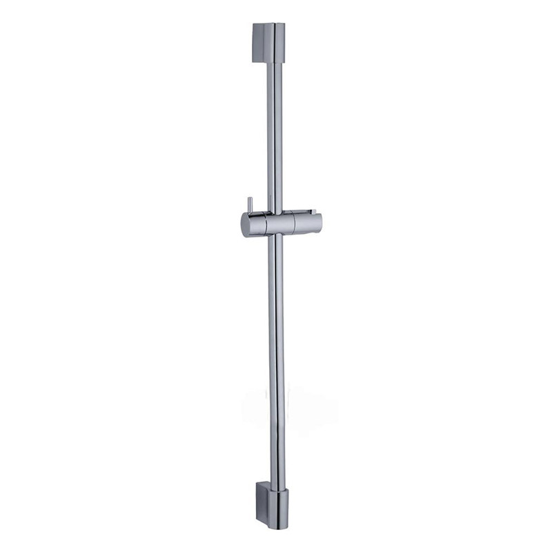 Chrome round hand held shower bar