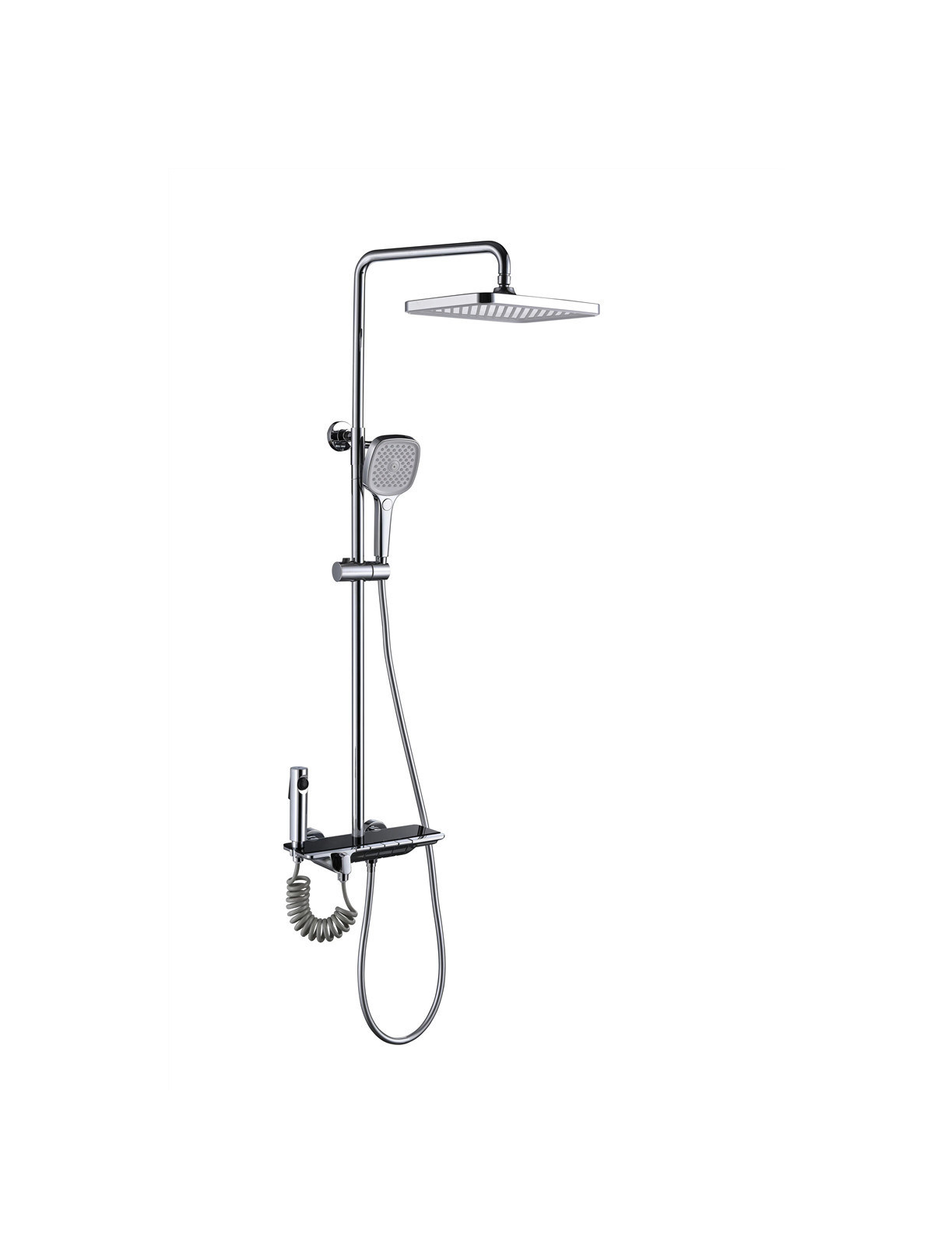 Luxury bathroom shower set hot and cold thermostatic faucet