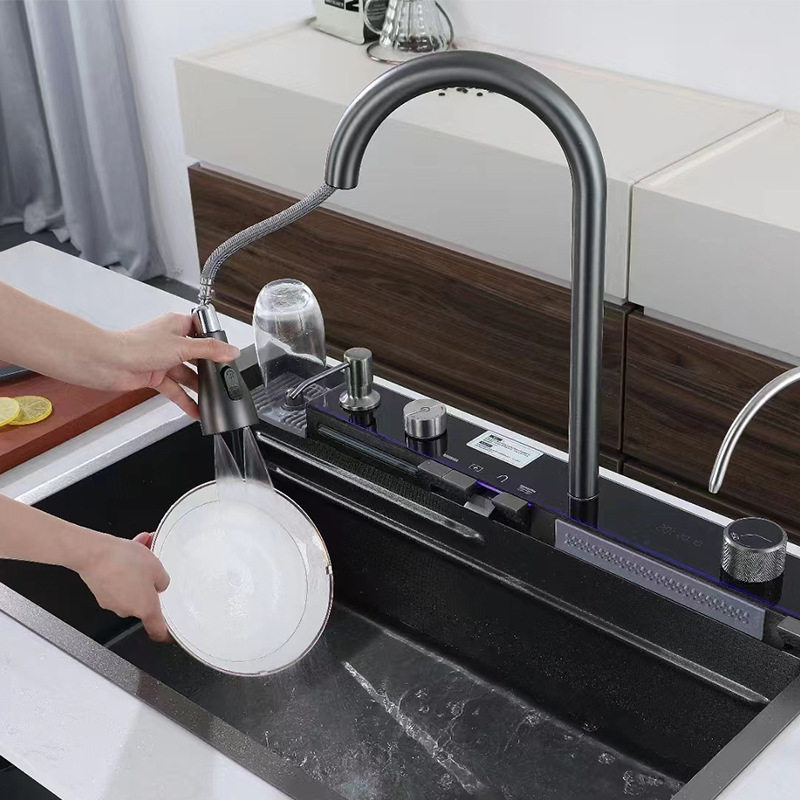 Modern Multi Function Integrated Kitchen Sink